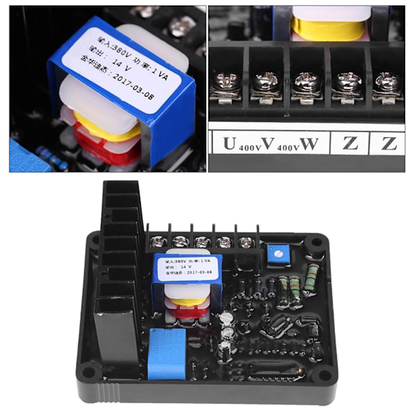 GB-170 AVR Automatisk Spänningsregulator för 3-fas Borstad Generator