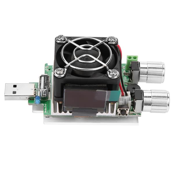 35W Justerbar USB Konstant Ström Elektronisk Last Batterispänning Kapacitetstestare Med LCD