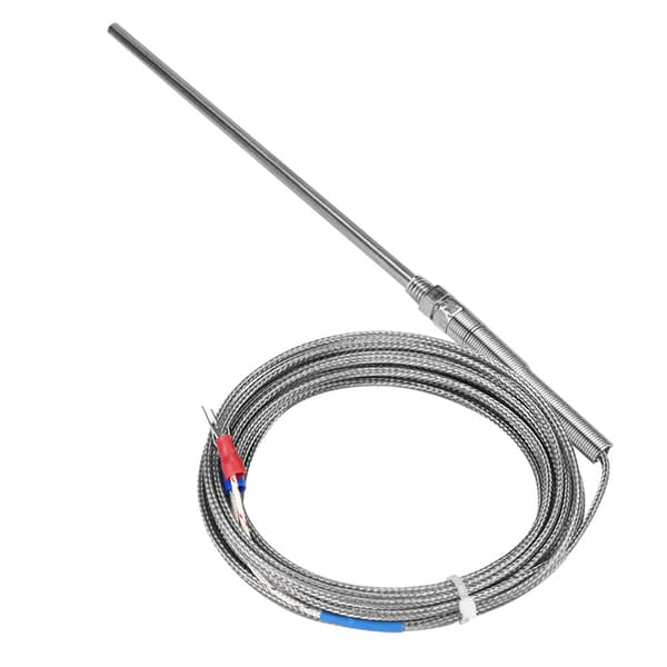 M8 Gjenge Type K Termoelement 150mm Probe Temperatur Sensor Ledning 0-400℃ (5 m)