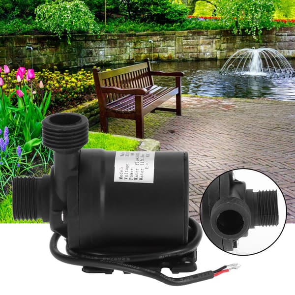 Mini DC 12V Lyft 5M 800L/H Trädgårdsvattenpump Trädgårdsredskap
