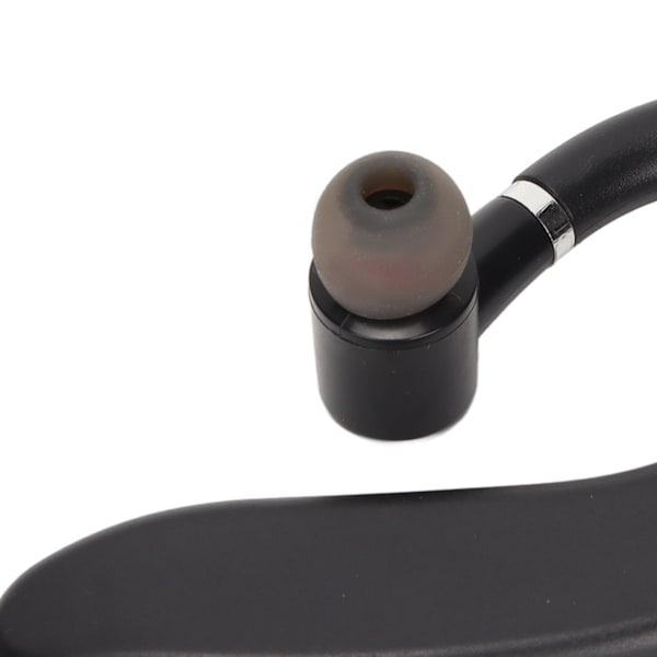 Bluetooth 5.2 Headset Vanntett Ultralett Håndsfritt Enkelt Øre Business Øretelefon for Sport Kjøring Business Kontor