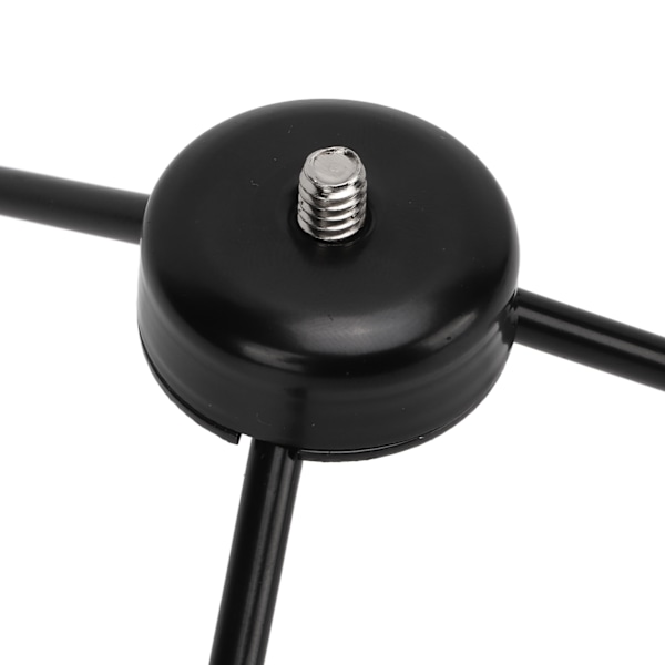 Mini Bordstativ 1/4in Adapter Rustfrit Stål Bærbar til Selfie Stick Mobiltelefon SLR Kamera