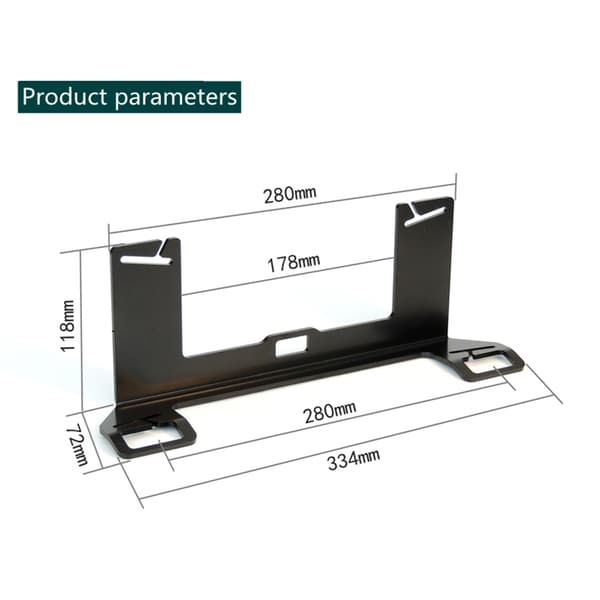 Universelt bilbarnesete festeanordning for ISOFIX Latch Interface Bracket