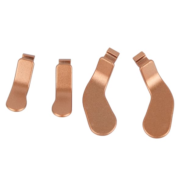 4 STK Controller Paddles Rustfrit Stål Udskiftning Controller Dele til Xbox One Elite Controller Serie 2 Model 1797 Guld