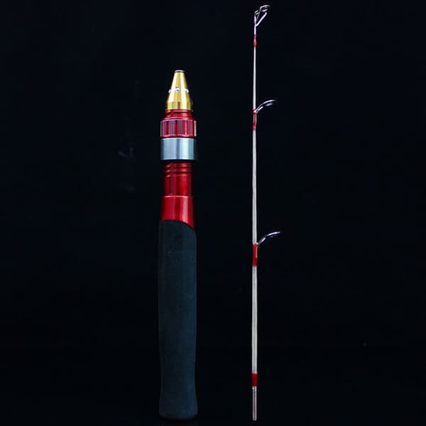 50 cm Lett Mini 2 Seksjoner Vinter Is Solid Fiske Rekestang