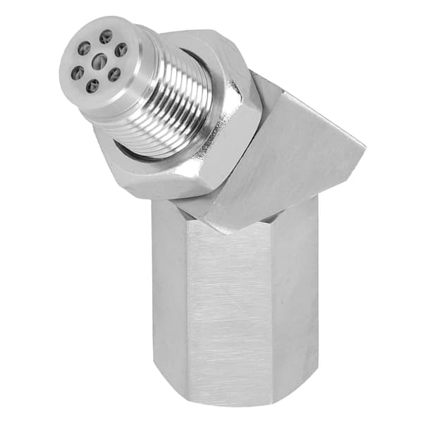 45° Ilt Sensor Forlænger Spacer M18x1.5 Gevind Adapter Katalysator Fix CEL