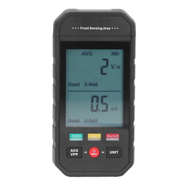 Elektromagnetisk strålningstestare Digital LCD EMF-detektor för EMF-inspektioner i hemmet, kontoret, utomhus, spökjakt