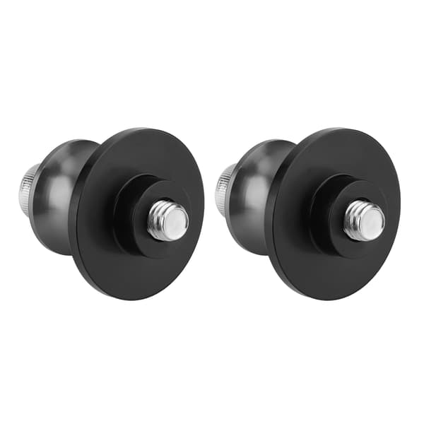 2st 8mm Motorcykel CNC Bakre Stöd Swing Arm Spool Sliders Ställ Swingarm Bobbins (Titanium)