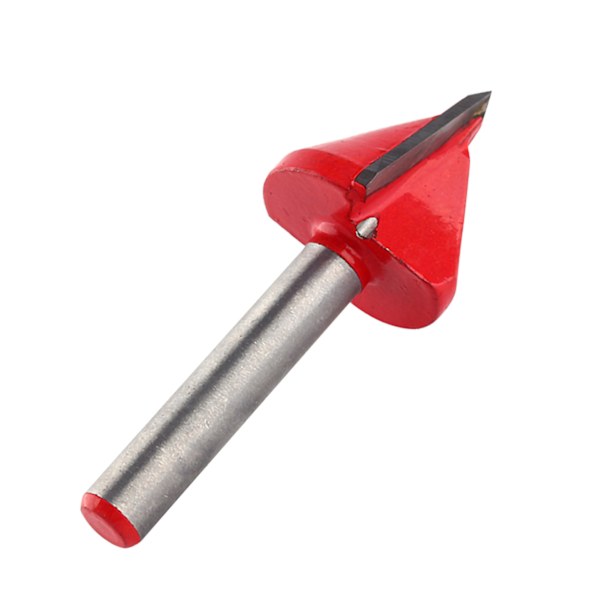 V Notfræser 6x22mm 60° 6mm Skaft V Notfræser Til Fræsemaskine CNC