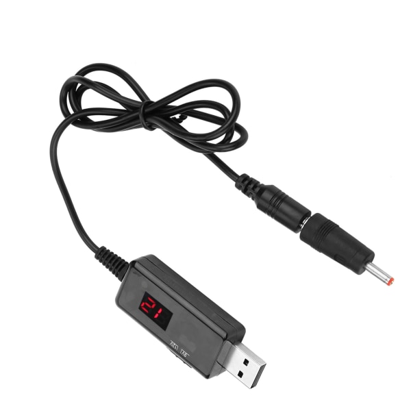 USB till DC Boost Kabel Router Step up Voltage Converter Display 9V/12V