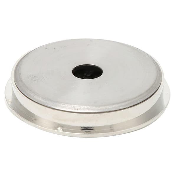 Rund Termometer Hygrometer Luftfuktighet Temperaturmätare för Violin Gitarrfodral (Silver)