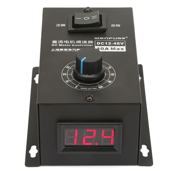 DC 12V~48V 40A Børstemotor Guvernør Hastighetskontroll Modul Elektrisk Kontroller