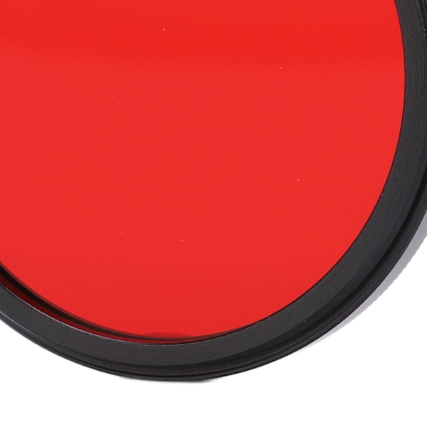 Vedenpitävä punainen kamerasuodatin, täysi punainen linssisuodatin, optinen lasi Nikon-kameran objektiiville 49mm