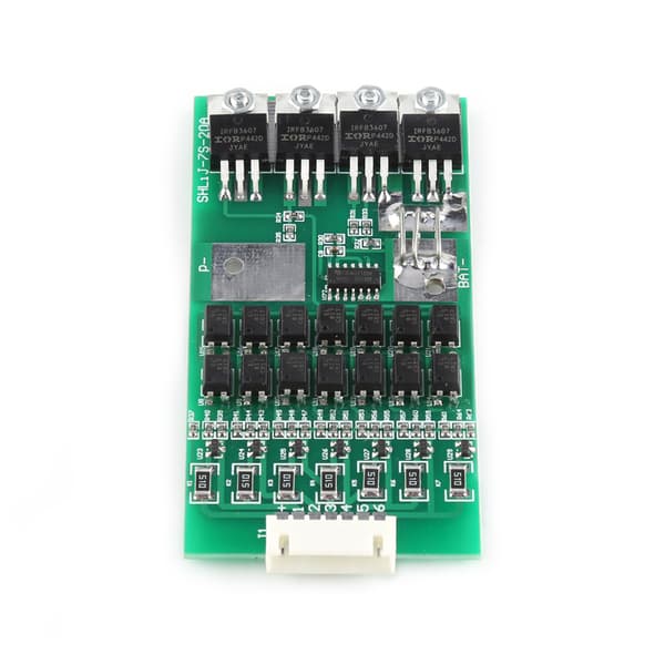 1st 7S 24V 20A Litiumbatteri BMS Skyddskort med Balanseringsfunktion