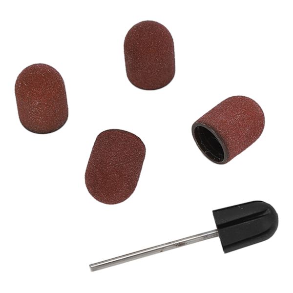 120# Slipstenar för nagelkonst, slipband för manikyrpolering, slipband för nagelborr, set med skaft