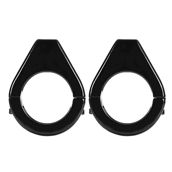 Motorcykel Modifierad Blinkersfäste i Aluminiumlegering 41mm Gaffelklämmor Svart