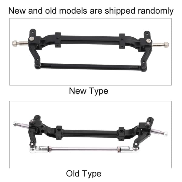 Aluminiumlegering Forreste Styretøjsaksel til Tamiya 1/14 RC Traktor Lastbil