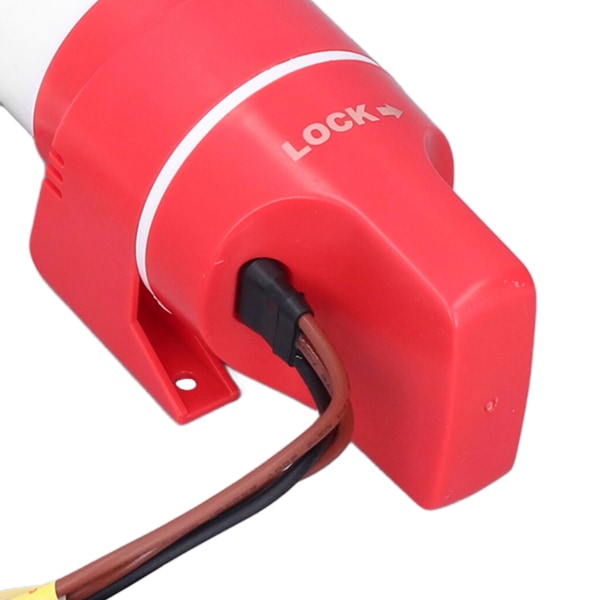 Lågprofillänspump 1100GPH/4160LPH Elektrisk automatisk rostfritt stål DC12V 360° rotation för båtar