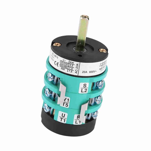 220V/380V Däckbytesmaskin Motor Framåt Back Strömbrytare Vridbords Pedal Strömbrytare 20A (B)