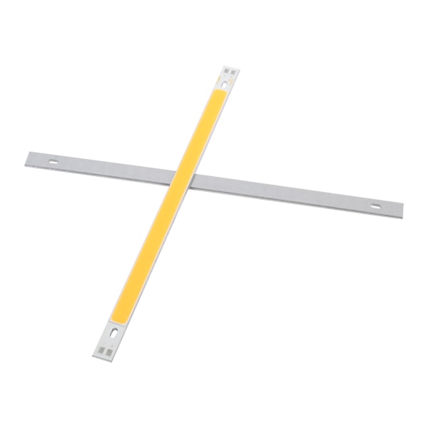 2 stk. 10W COB LED Strip Lys Pære Lampe 12-14V 1000LM til DIY 200x10MM Varm Hvid
