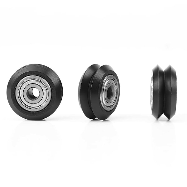 20 st V-formade spårhjul 5mm hål 625 lager remskivor tillbehör för CNC 3D-skrivare