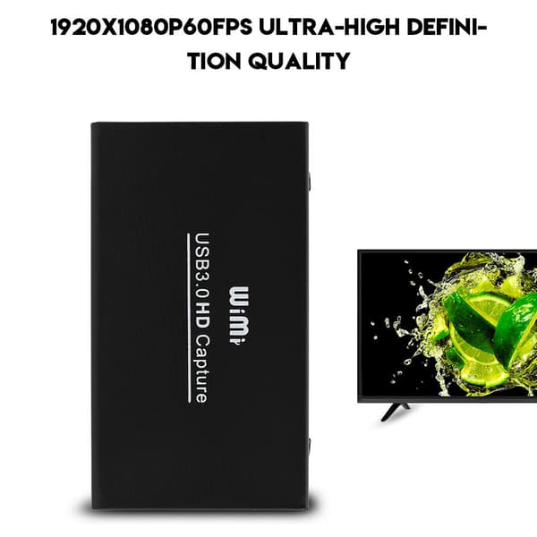 USB 3.0 HD HDMI Capture Card Device 1080P Video Audio Adapter Gratis Driver for Windows/Linux/OS X