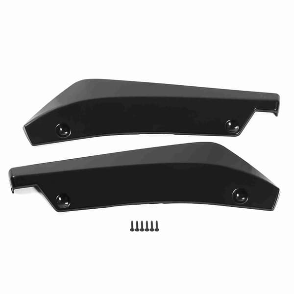 1 Par Universal Bil Modifisert Bakre Støtfanger Canard Diffuser Spoiler Leppe Finner Karbonfiber