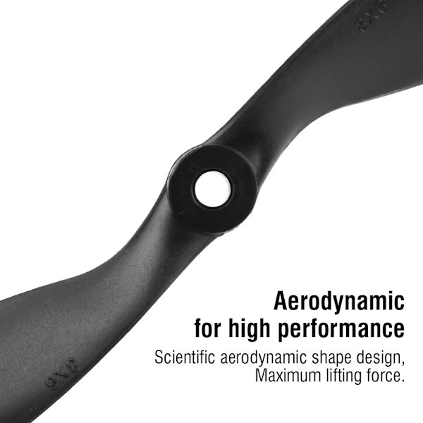 10 stk./sæt 8060 Propellerblade Tilbehør til RC Fly Quadcopter Sort