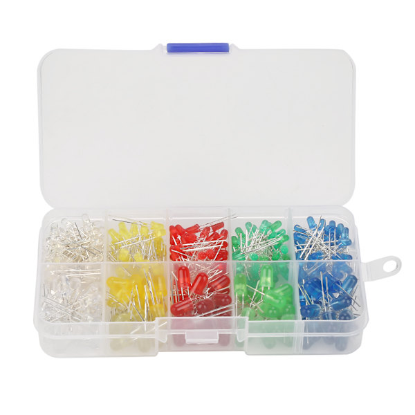 350 stk. 3 mm & 5 mm Assorteret Farve LED Lysdiode Sortimentssæt