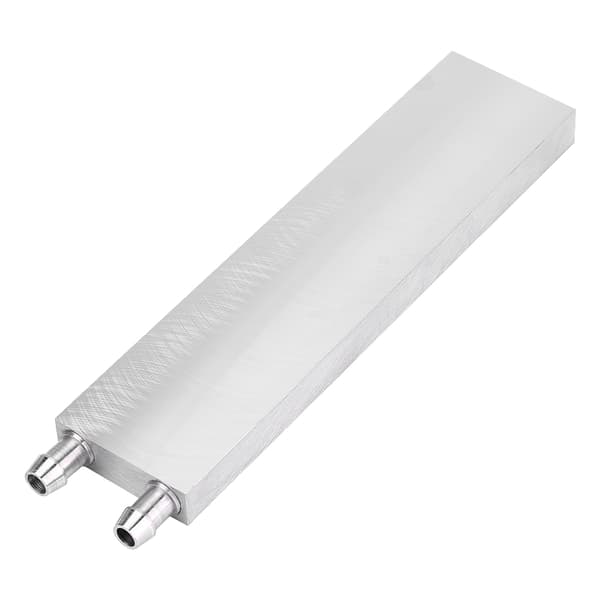Aluminium CPU Radiator Vandkølingsblok Flydende Vandkøler Køleplade 40*160*12mm