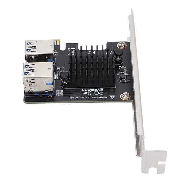 PCI E Udvidelseskort 1 til 4 PCIE Porte Plug in Design Anti-interferens PCIE Riser-kort til stationær