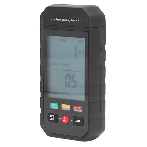 Elektromagnetisk strålningstestare Digital LCD EMF-detektor för EMF-inspektioner i hemmet, kontoret, utomhus, spökjakt
