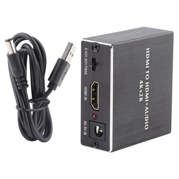 4K*2K HDMI Audio Splitter Extractor Converter HDMI til HDMI+SPDIF+3.5mm Audio Output