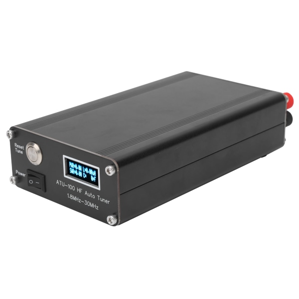 Antenne Tuner Aluminium Legering Tester C Type 1.8‑30Mhz ATU‑100 HAM 10‑15VDC