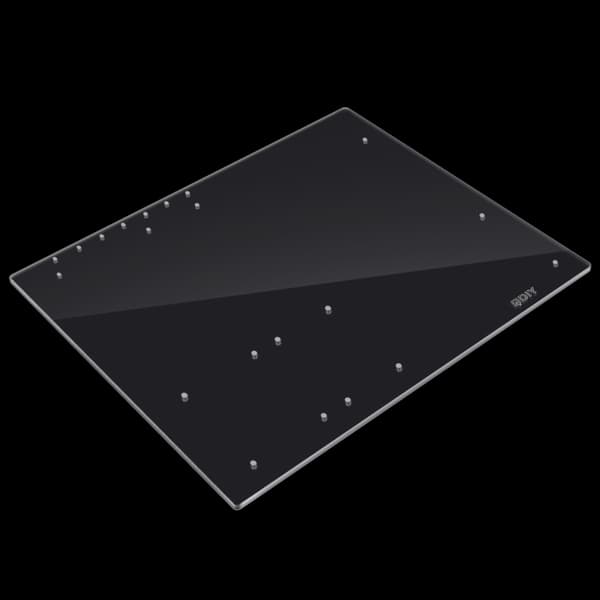 Öppet Ram Transparent Akryl Overlock Datorfodral DIY Basstativ För ATX Moderkort