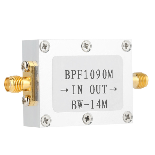 1 STK 1090MHz ADS-B Aeronautisk Båndbredde 14MHz SMA Interface Båndpasfilter