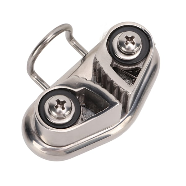 Båd Cam Cleat med Wire Førerring Sejlbåd Pilates Udstyr 316 Rustfrit Stål Spejlpoleret til 10mm Reb
