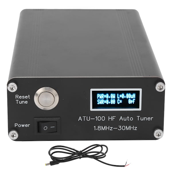Antenne Tuner Aluminium Legering Tester C Type 1.8‑30Mhz ATU‑100 HAM 10‑15VDC