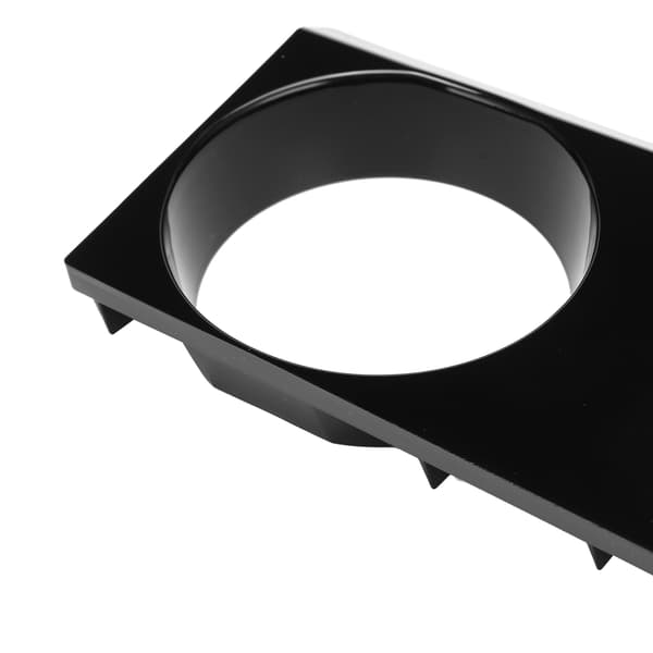 Midtkonsoll Koppholder Brakett Venstre Førerside Erstatning for E81 E82 E87 E88 1-serie 120i 2004-2011, Blank Svart