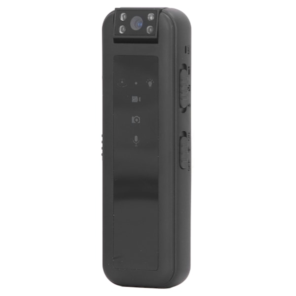 1080P Mini Kropskamera Videooptager Bærbar Lomme Videokamera Med LED Indikatorlys Klips