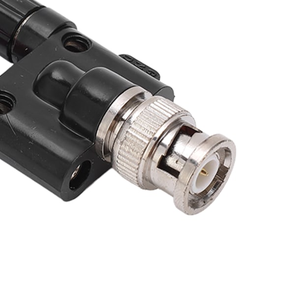 2 stk. BNC hann til dobbel 4mm banan hun kontakt bindingspost RF koaksial splitter adapter kontakt
