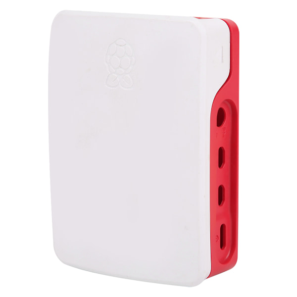 ABS-kotelo, suojakuori, napsautettava aukko, tarkka reikä, korroosionkestävyys Raspberry Pi 4B:lle (valkoinen punainen)