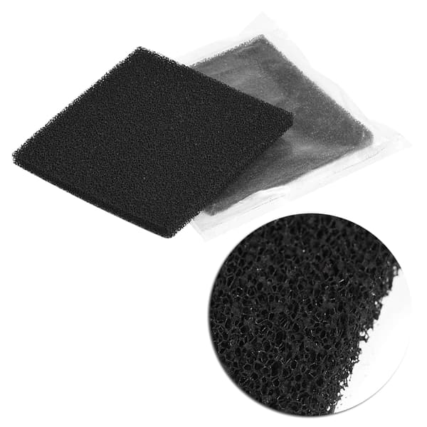 10 stk. Aktiveret Kulfiltre 13 cm x 13 cm til Lodderøgsabsorberende Emhætte