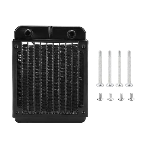 120MM Computer CPU Vandkøling Radiator Køler Køleplade 10 Rør