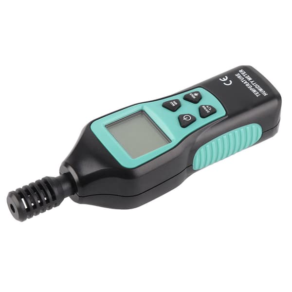 Digitalt Termometer Hygrometer Mini Temperaturmåler LCD-display Med Baggrundsbelysning Data Hold