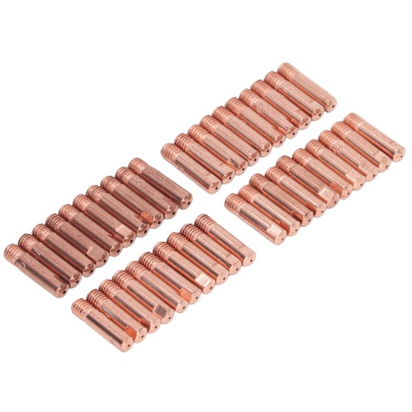 40 kpl Hitsauspolttimen kosketuskärki Kupari Korkean lämpötilan kestävä 15AK Hitsauskärjet 0,6 mm - 1,0 mm