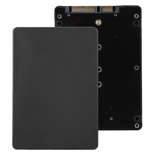 NGFF SSD Solid State Drive til SATA3 Riser Adapter Konverteringskort Svart