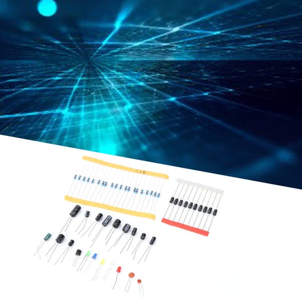 1390PCS Modstand Elektrolytisk Kondensator LED Diode Transistor Keramisk Kondensator Sæt