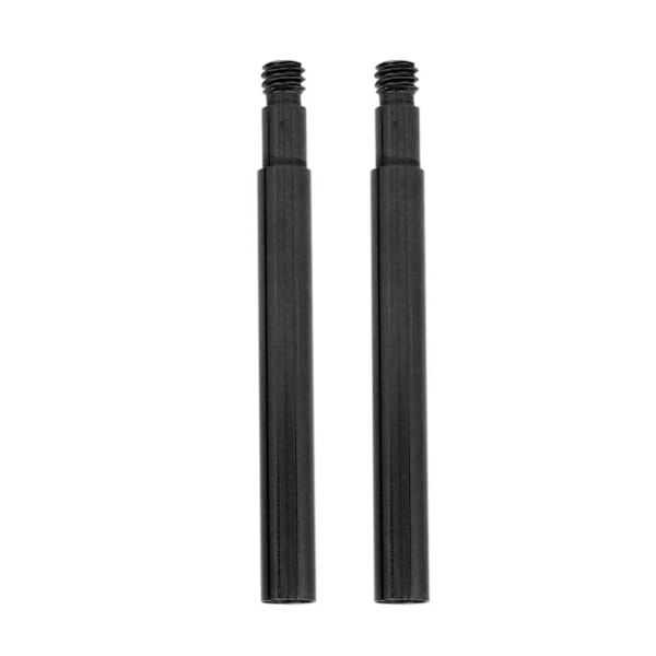 2 st 60 mm Cykel Presta Ventil Förlängare Innerdäck Ventiler Förlängning (Svart)