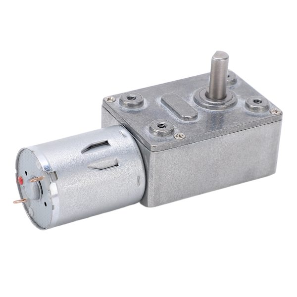 Käännettävä suurivääntöinen kierukkavaihteinen moottori DC 12V alennusmoottori (20RPM)